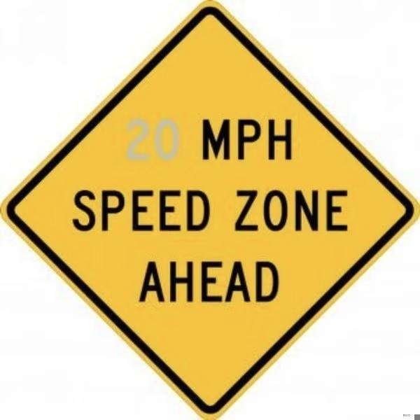 Accuform SPEED LIMIT SIGN MPH SPEED ZONE FRW63710HP FRW63710HP - main